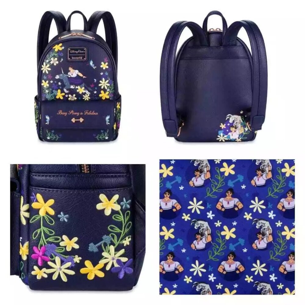 Disney Loungefly Encanto Luisa Madrigal Mini Backpack Bag
